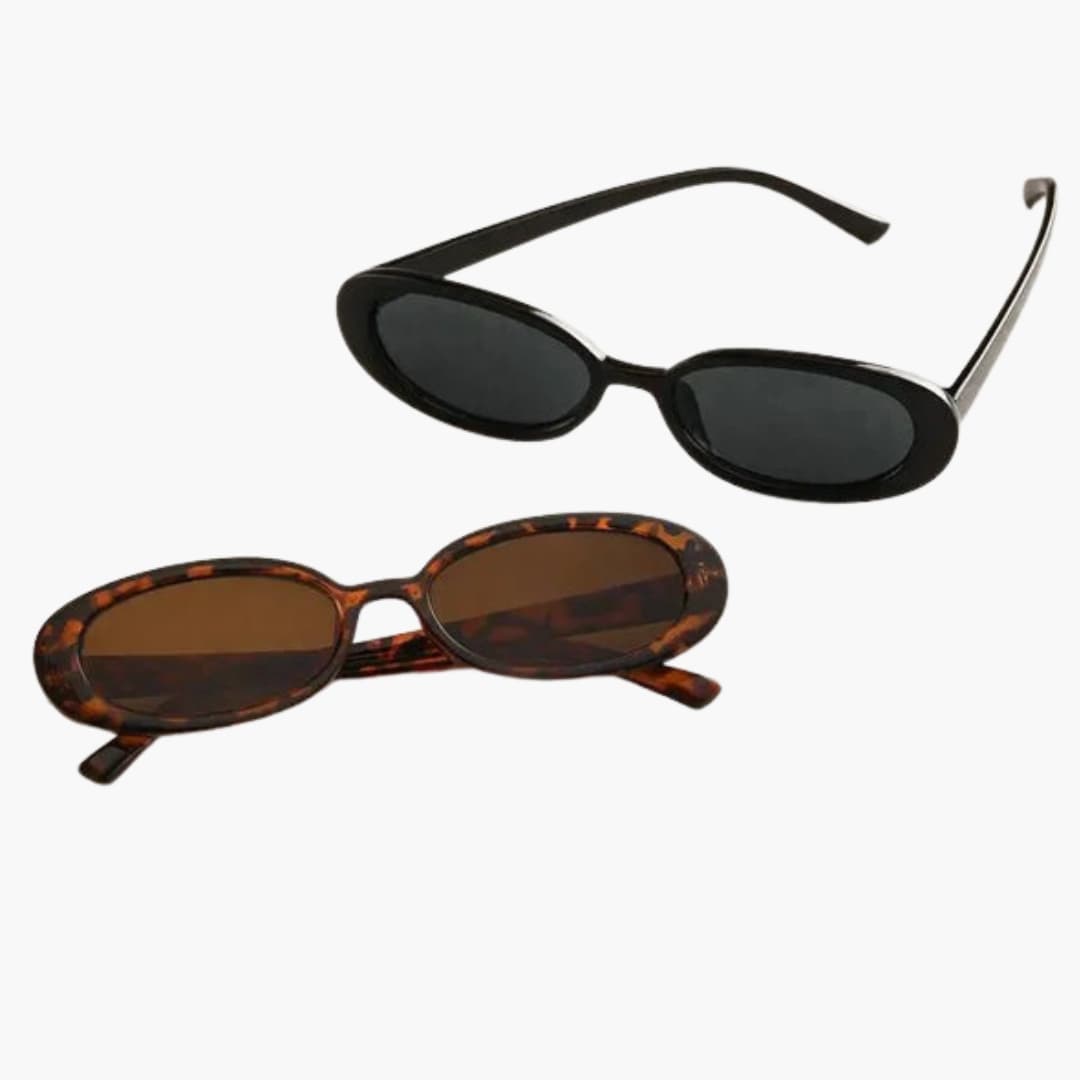 Women's Sunglasses with Oval Frame and UV Protection