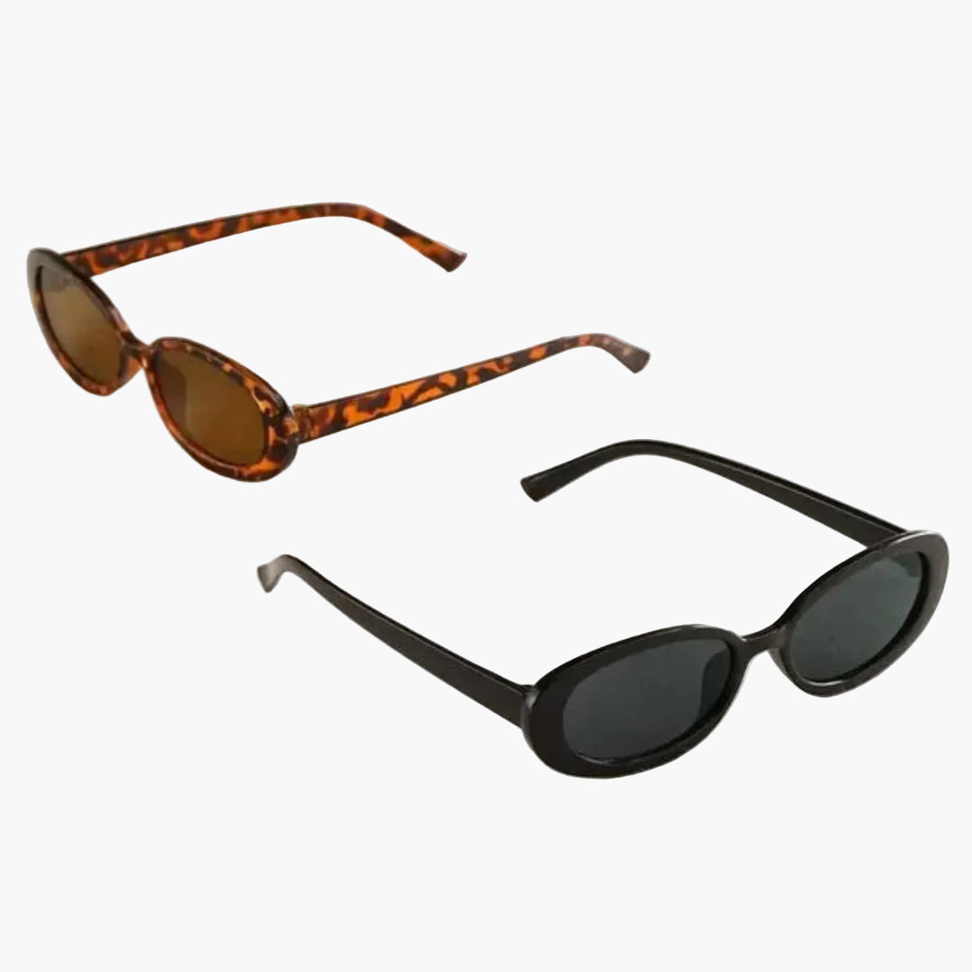 Women's Sunglasses with Oval Frame and UV Protection