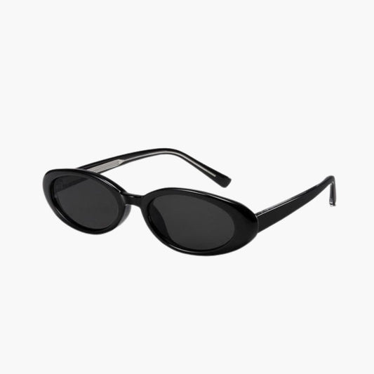 Women's Sunglasses with Oval Lenses and Slim Frame
