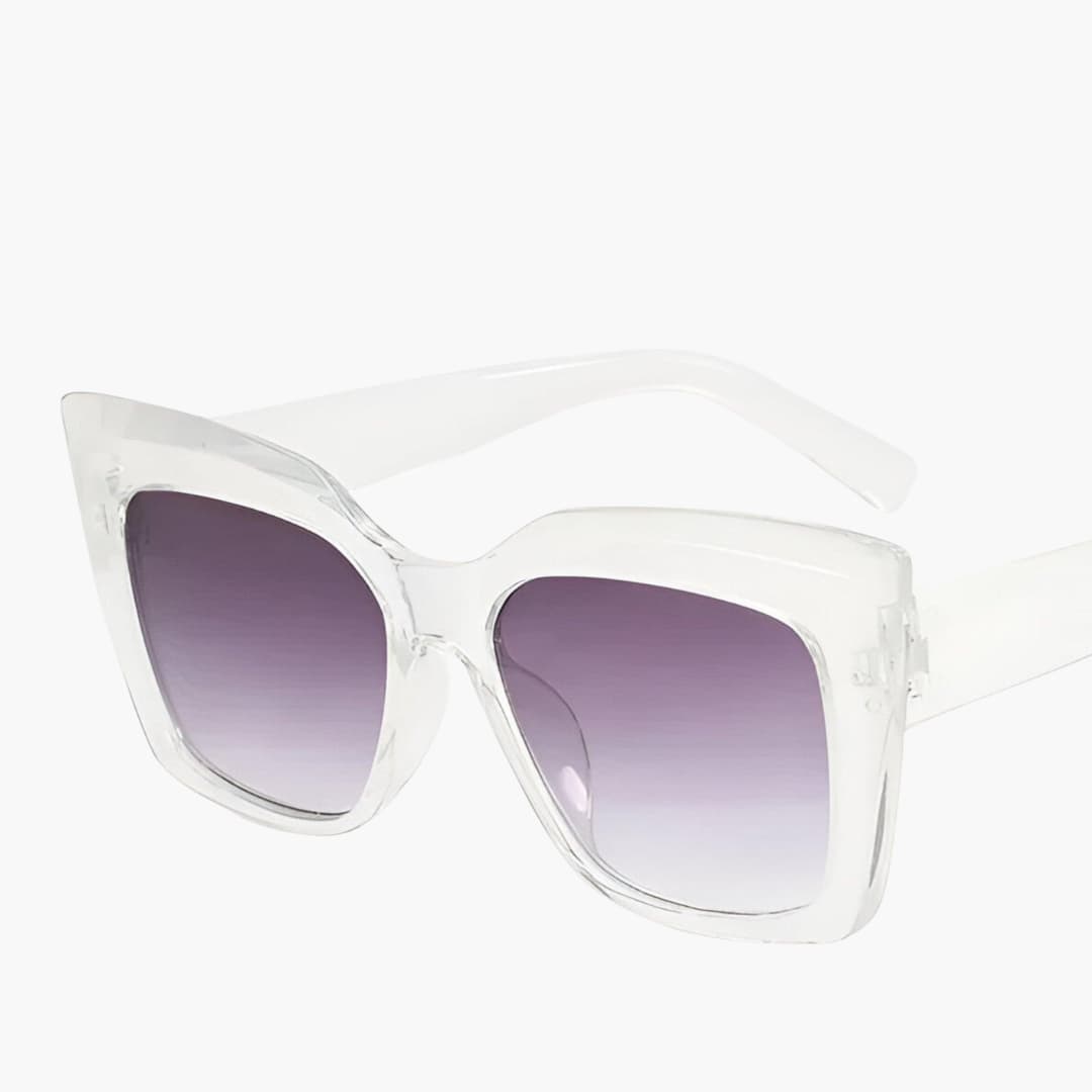 Women's Sunglasses with Oversized Cat-Eye Frame and UV Lenses