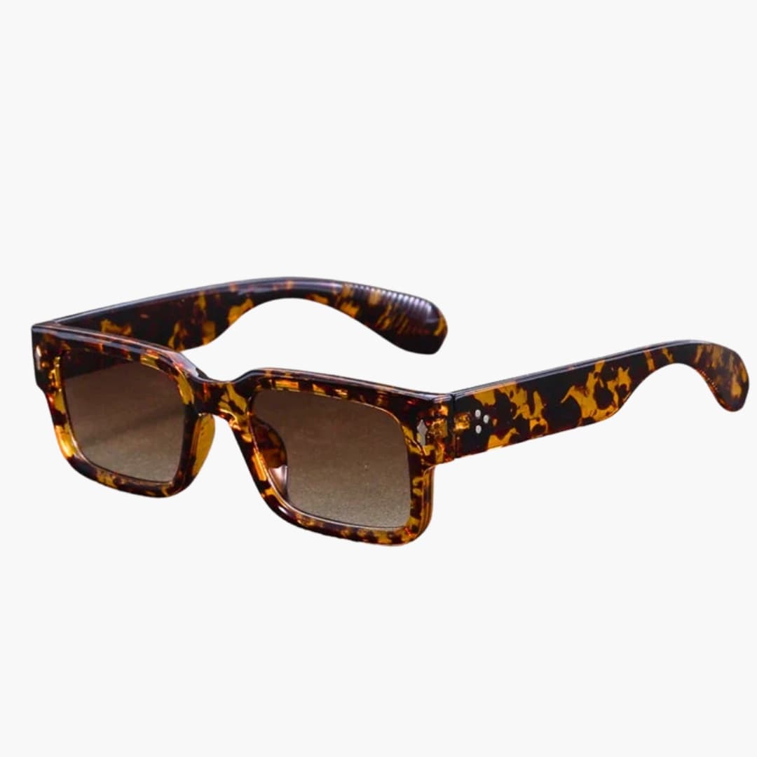 Women's Sunglasses with Rectangular Frame and UV Lenses