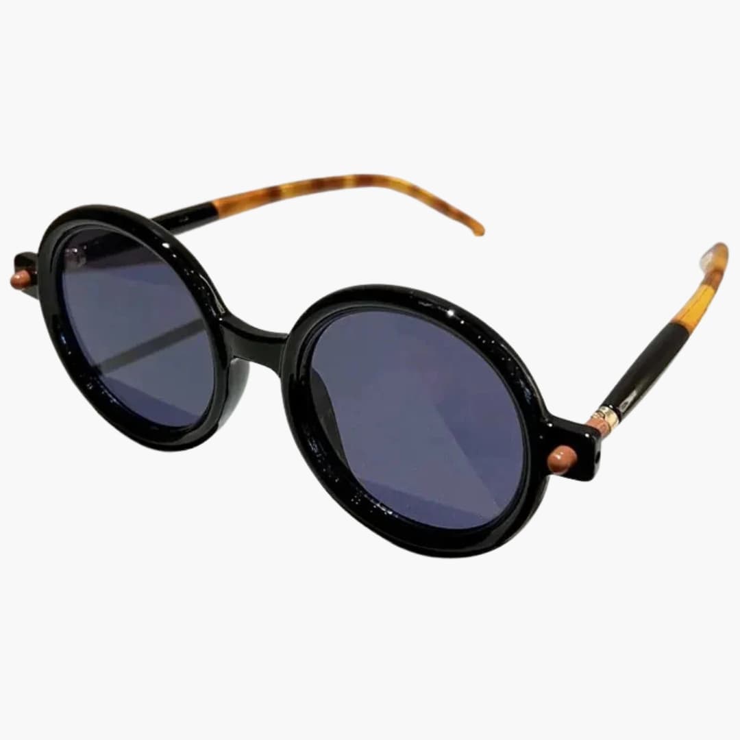 Women's Sunglasses with Round Frame and UV400 Lenses