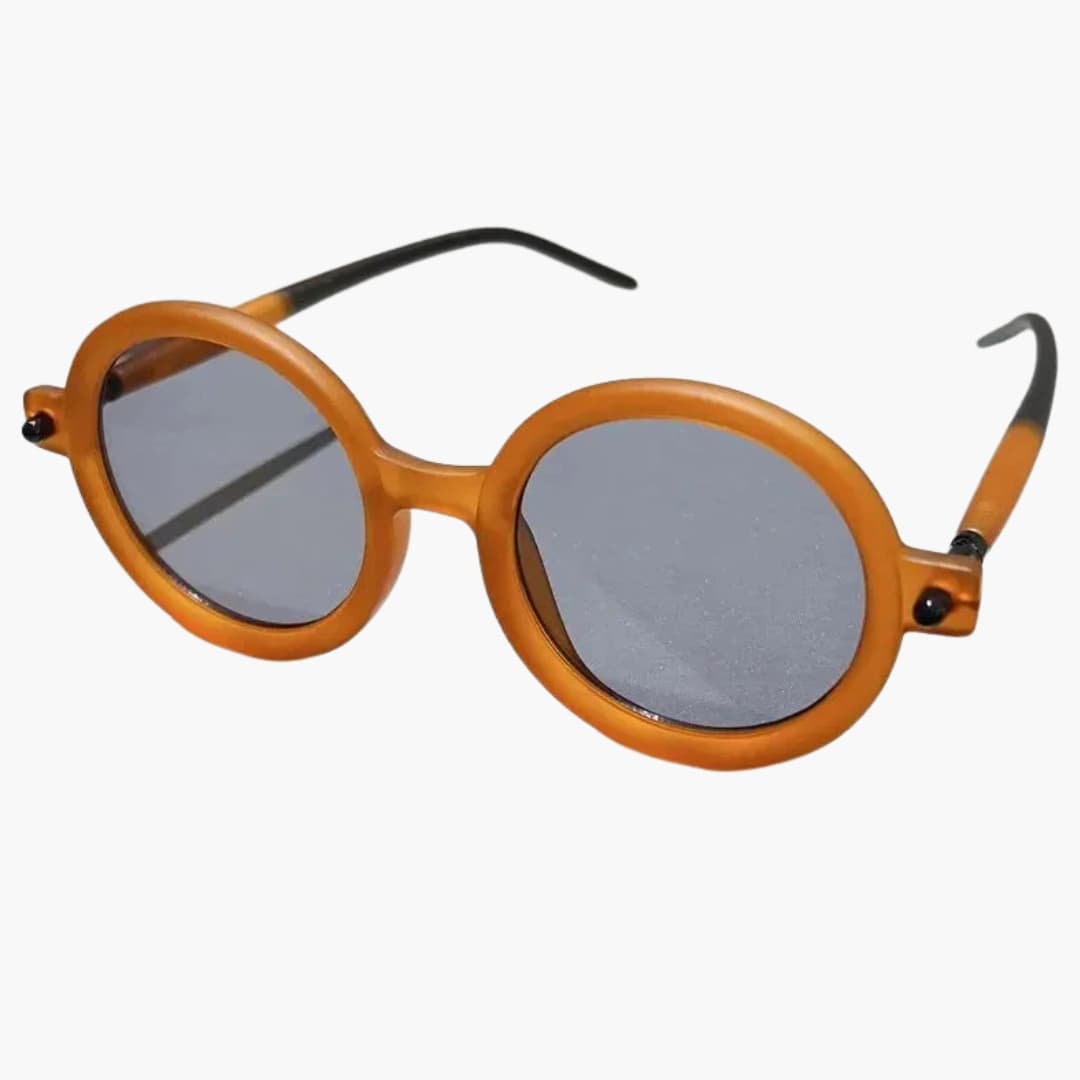 Women's Sunglasses with Round Frame and UV400 Lenses