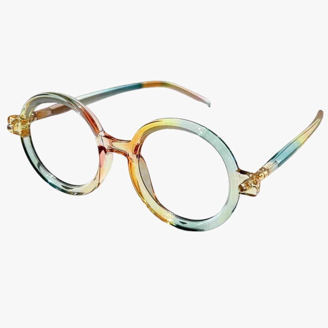 Women's Sunglasses with Round Frame and UV400 Lenses