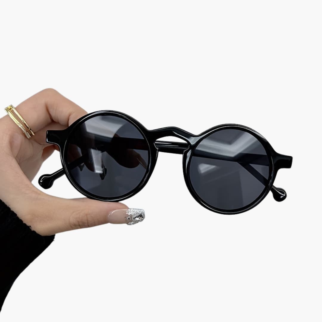 Women's Sunglasses with Round Frame and UV400 Protection