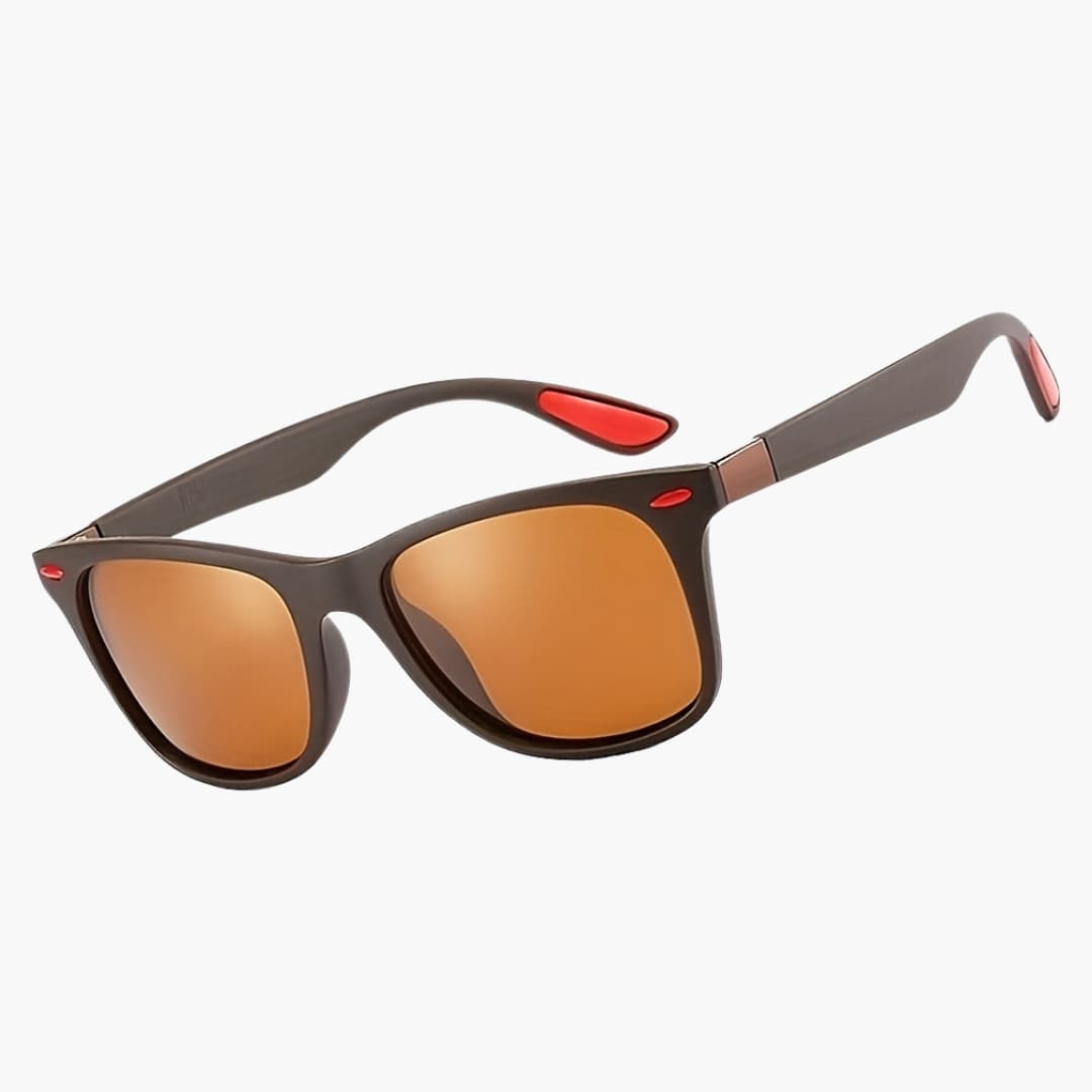 Women's Sunglasses with Square Frame and Mirrored Lenses
