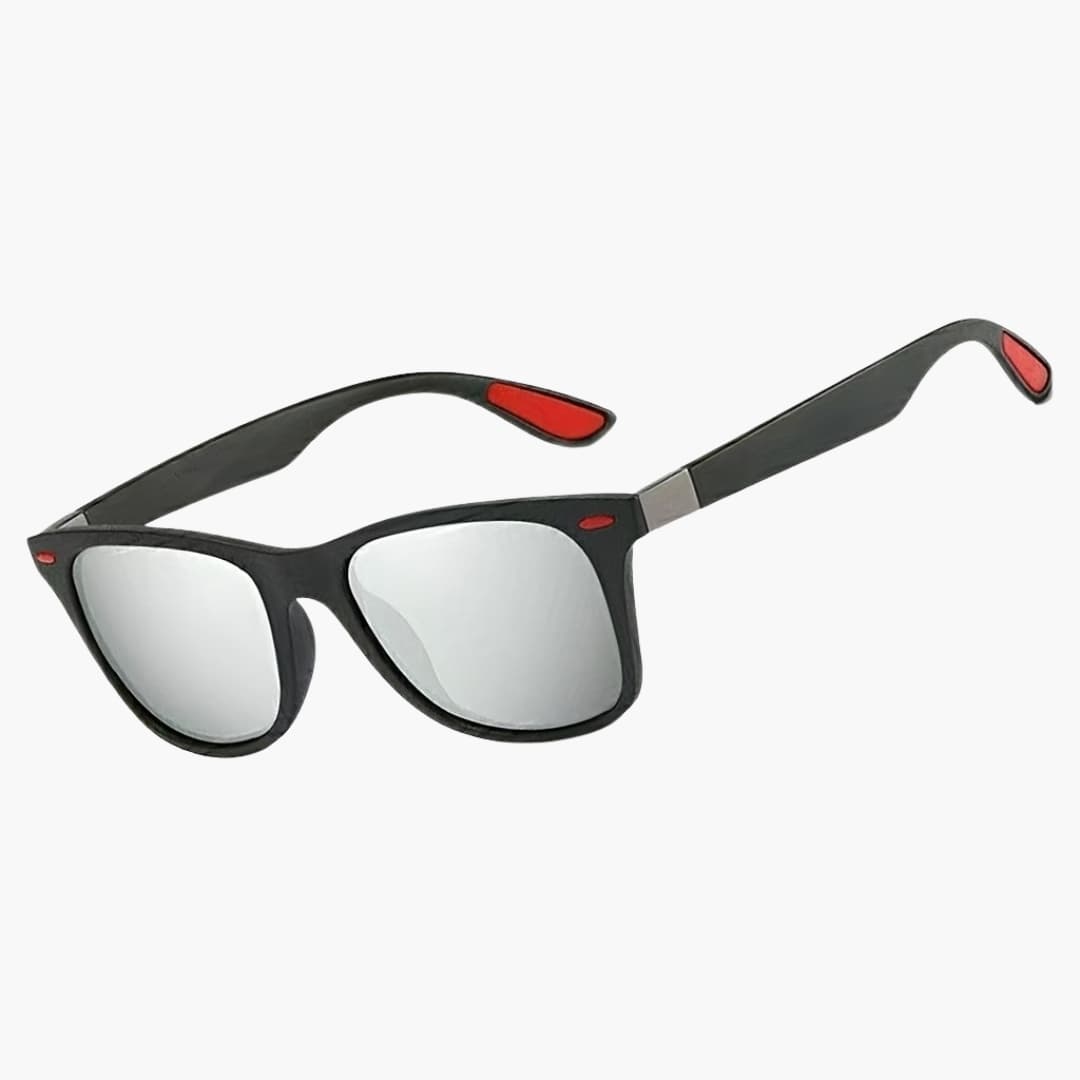 Women's Sunglasses with Square Frame and Mirrored Lenses