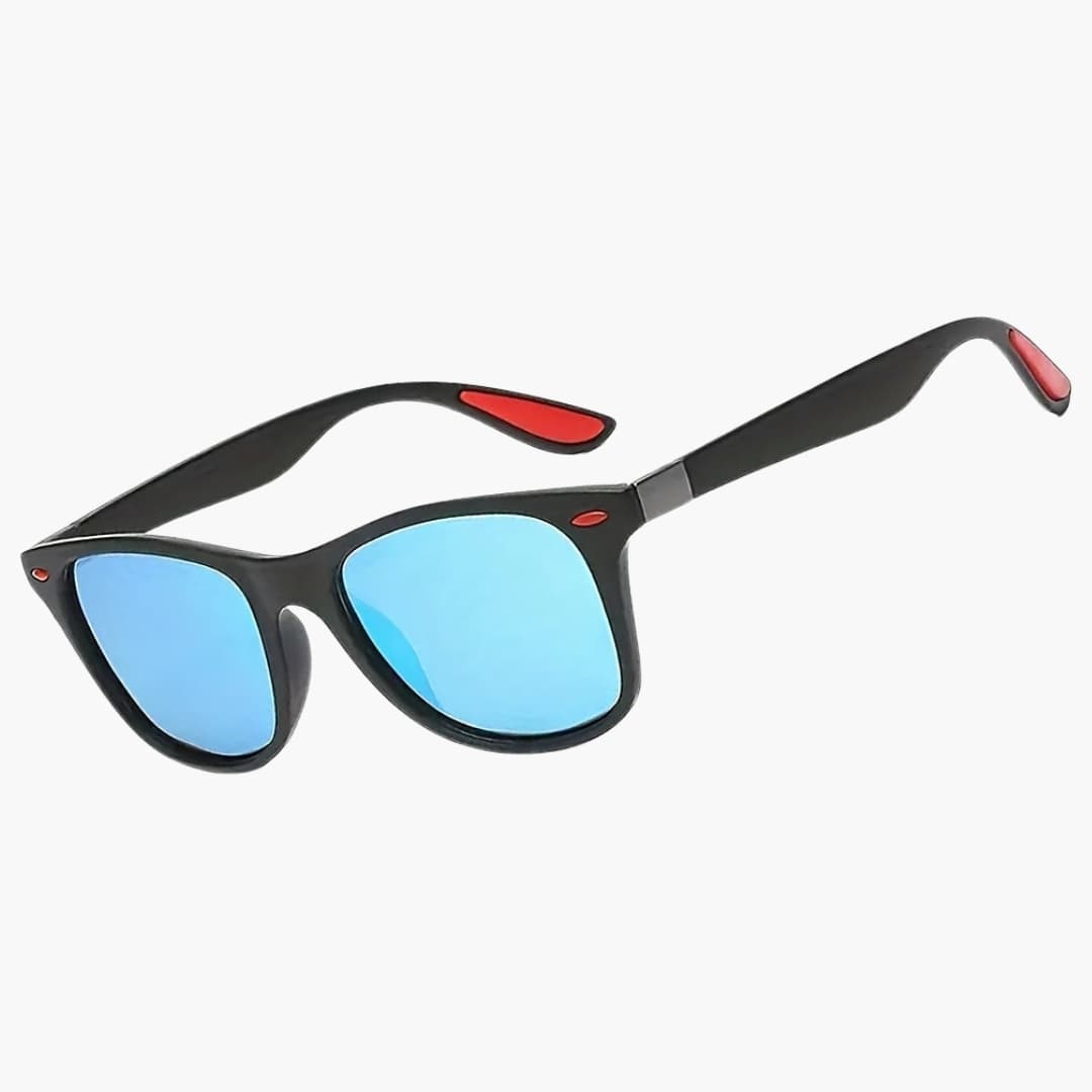 Women's Sunglasses with Square Frame and Mirrored Lenses