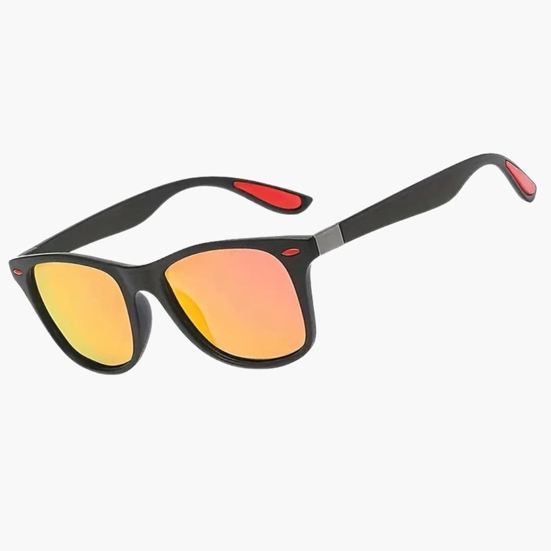 Women's Sunglasses with Square Frame and Mirrored Lenses