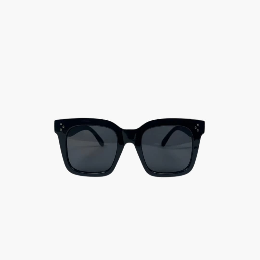 Women's Sunglasses with Square Frame and Stud Details