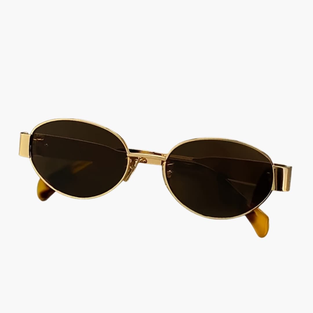Women's Sunglasses with Stainless Steel Frame and TAC Lenses