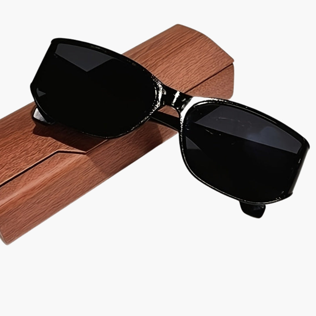 Women's Sunglasses with Wrap Frame and UV400 Lenses