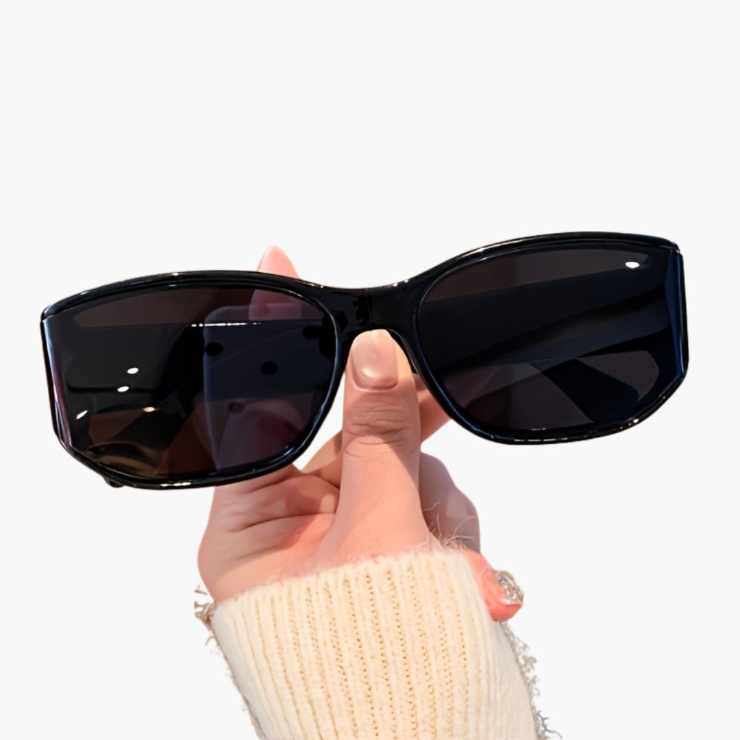 Women's Sunglasses with Wrap Frame and UV400 Lenses
