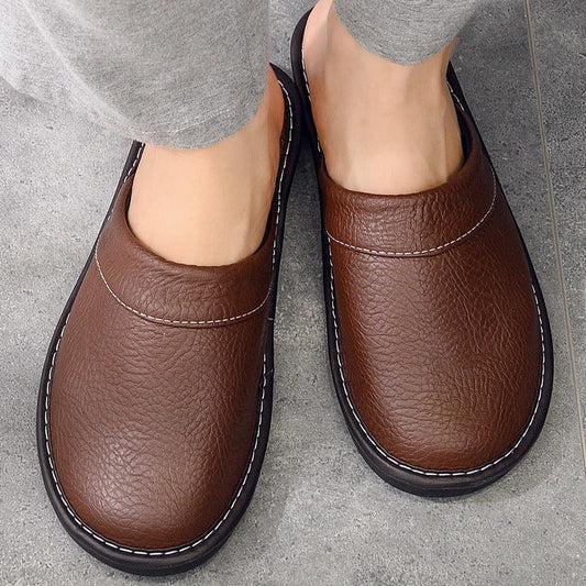 Xavier | Men’s Leather Slippers