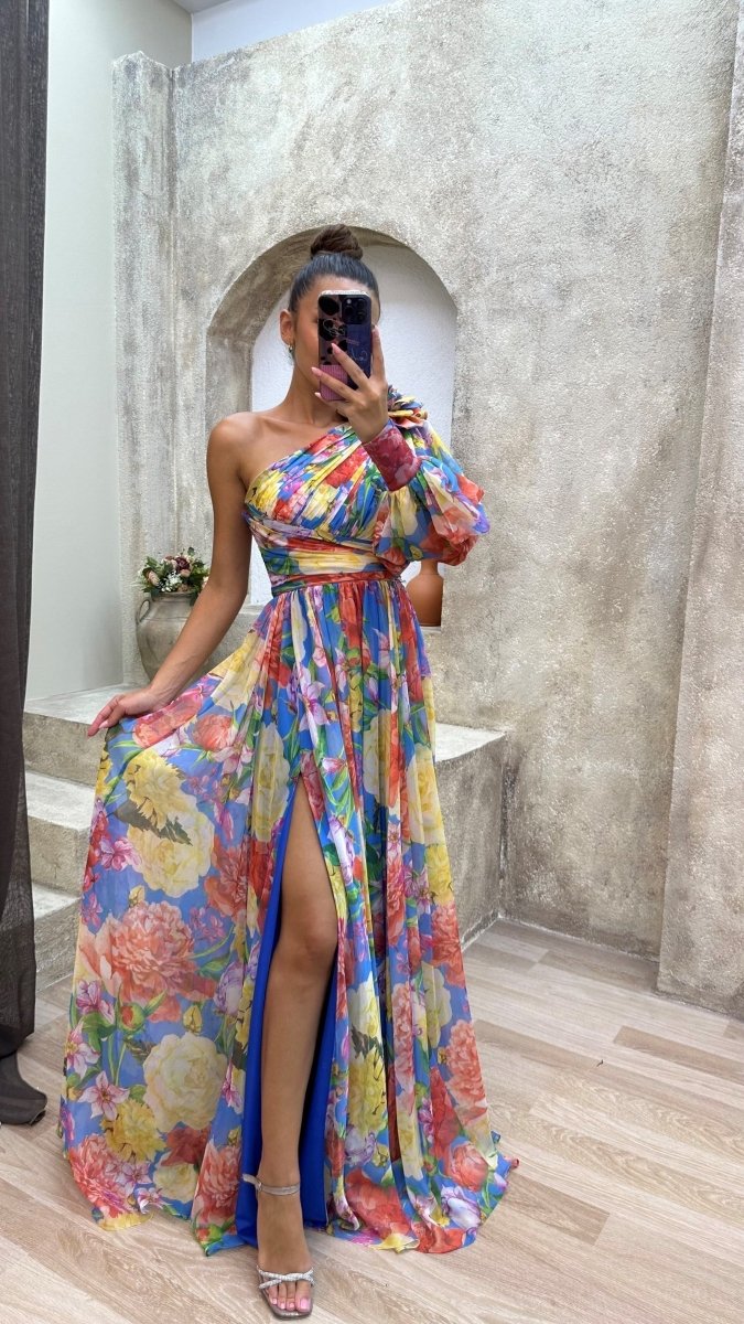 Rosie | Floral Galas Maxi dress for Formal Occasions