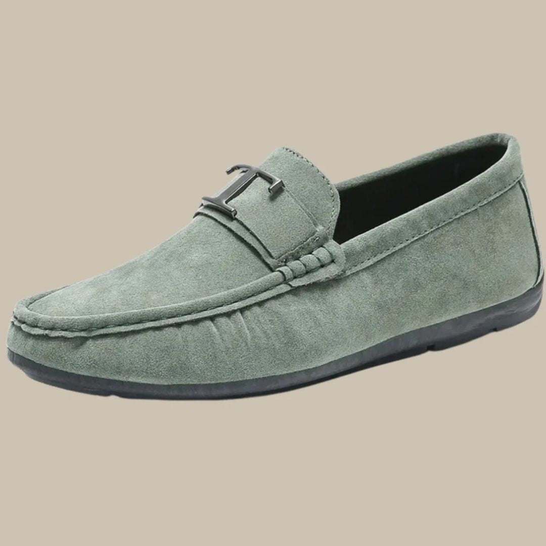 Alfie | Men's Suede Upper Penny Loafers