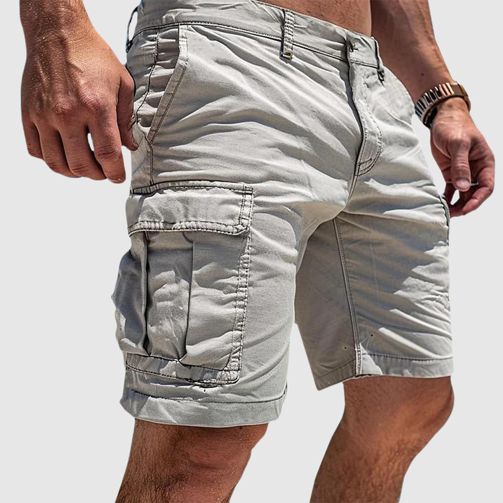 Douglas | Men's Cargo Pocket Casual Knee Length Shorts