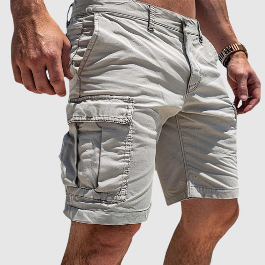Douglas | Men's Cargo Pocket Casual Knee Length Shorts