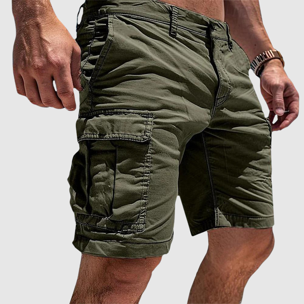 Douglas | Men's Cargo Pocket Casual Knee Length Shorts
