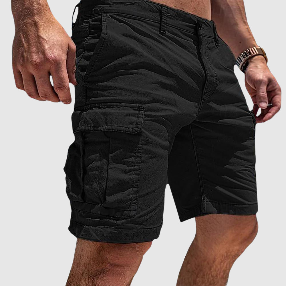 Douglas | Men's Cargo Pocket Casual Knee Length Shorts