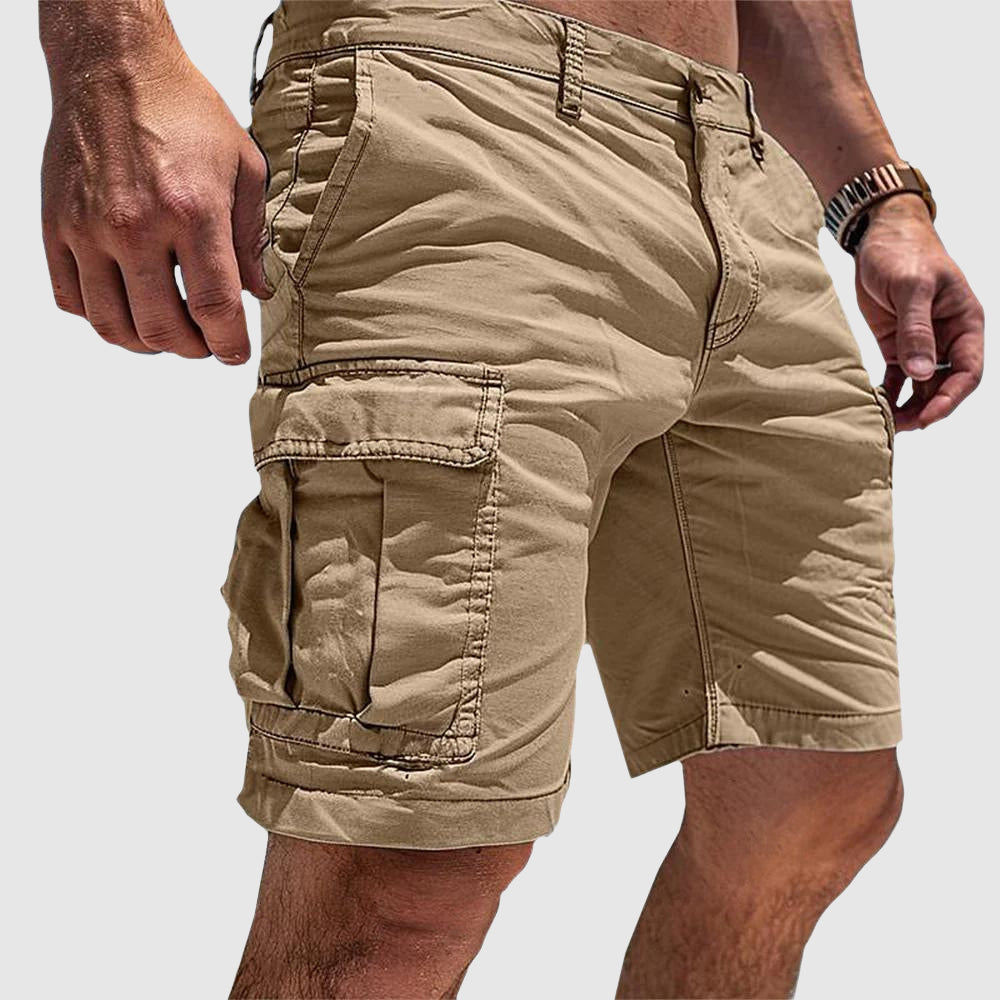 Douglas | Men's Cargo Pocket Casual Knee Length Shorts
