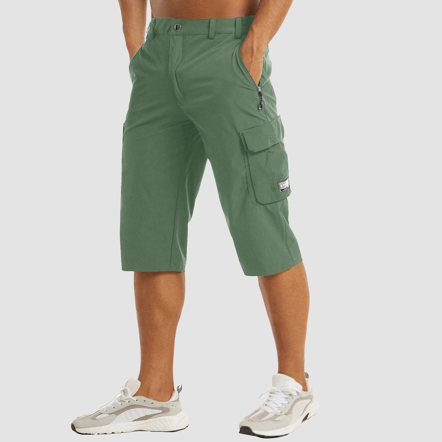 Rory | Men's Cargo Pocket Casual Knee Length Shorts