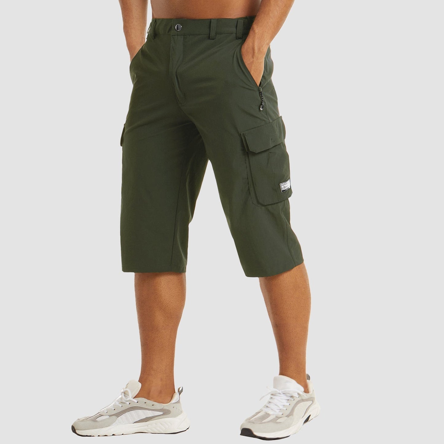 Rory | Men's Cargo Pocket Casual Knee Length Shorts