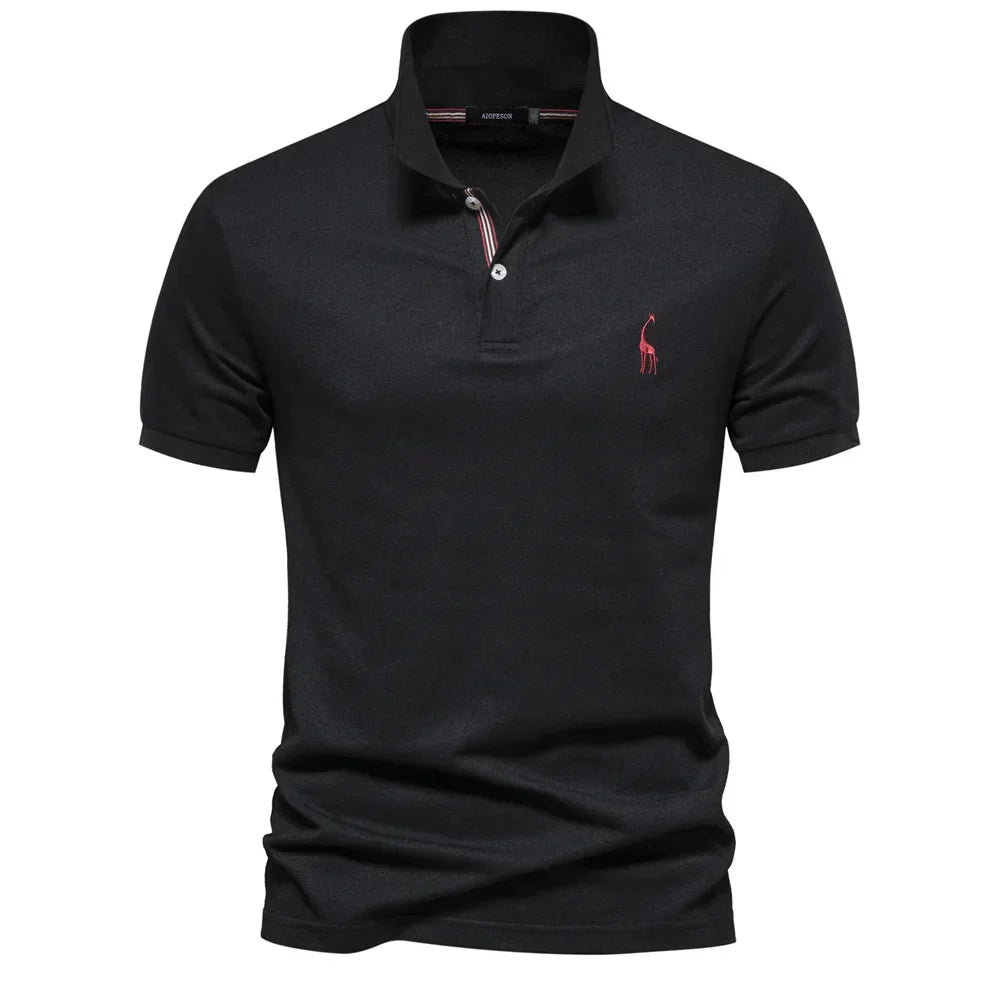 Clive | Men's Short Sleeve Button Polo Shirt