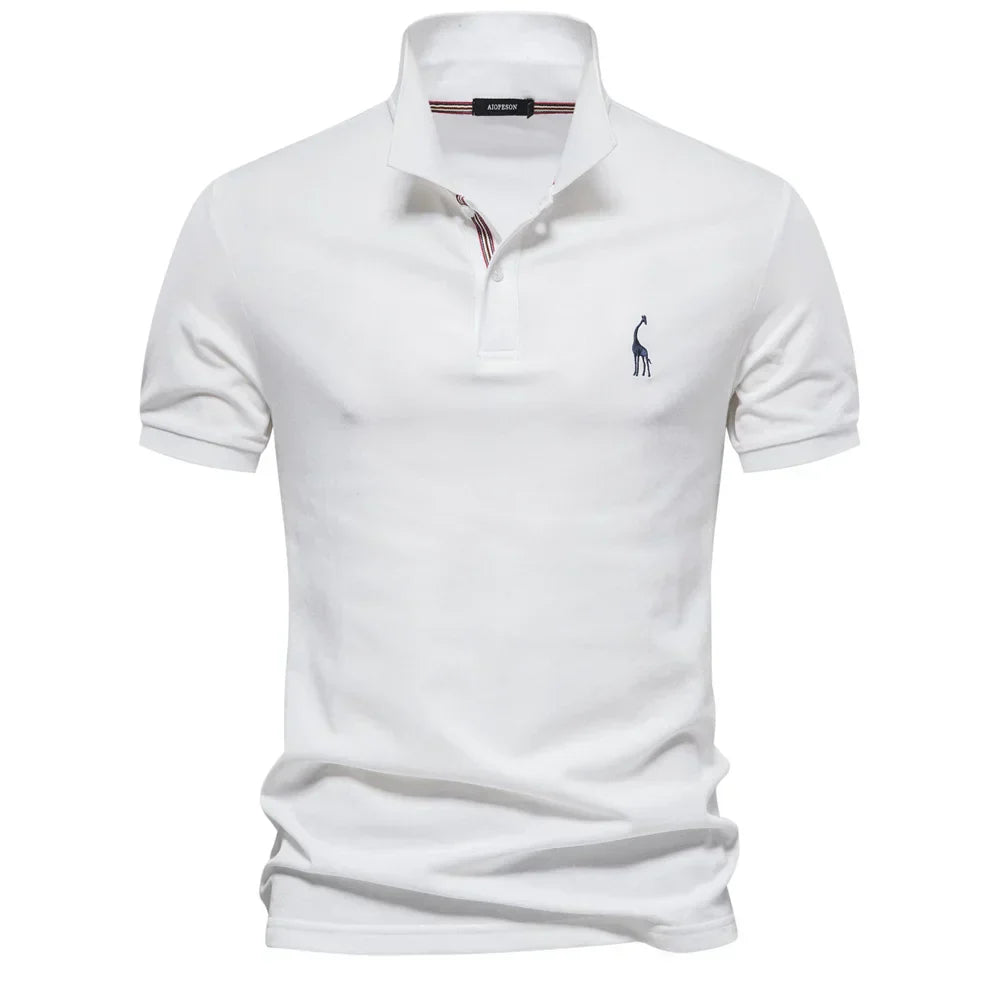 Clive | Men's Short Sleeve Button Polo Shirt