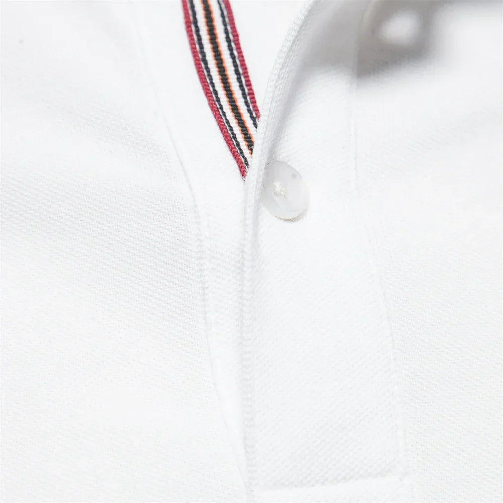Clive | Men's Short Sleeve Button Polo Shirt