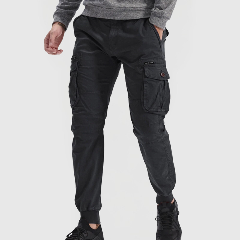 Kristian | Men's Slim Fit Cargo Pocket Casual Pants