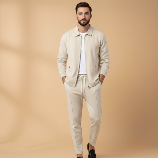 Kieran | Casual Zip Jacket Two Piece Set