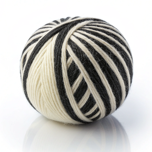 Paisley | Zebra Natural Wool Yarn