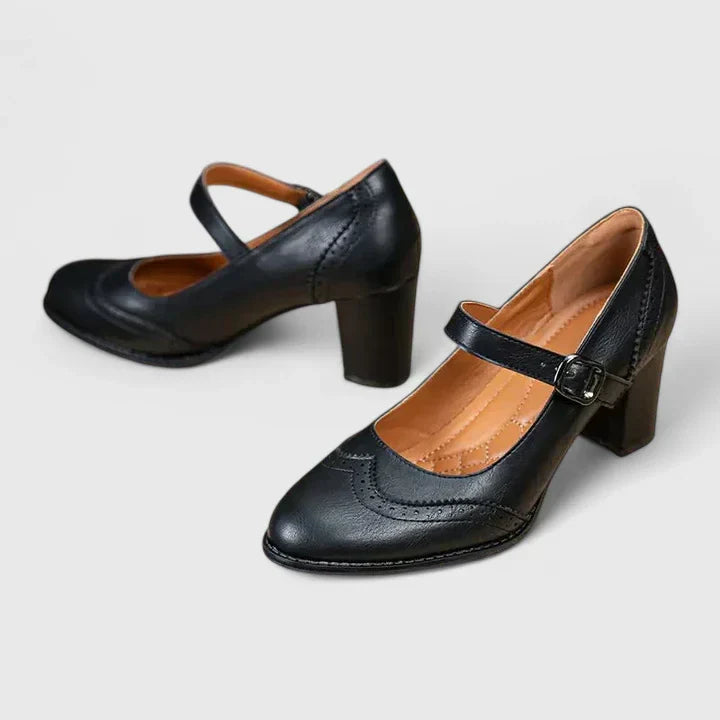 Camille | Women's Mary Jane Block Platform Heels