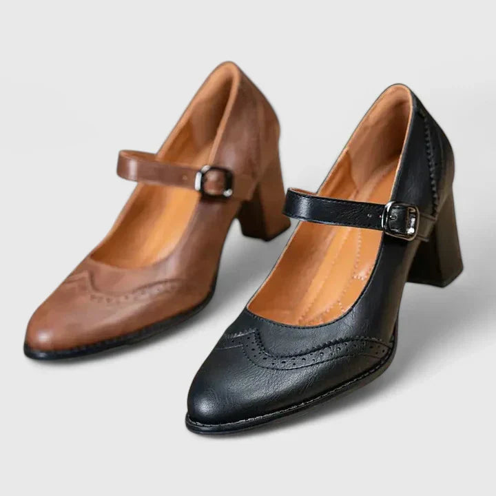 Camille | Women's Mary Jane Block Platform Heels